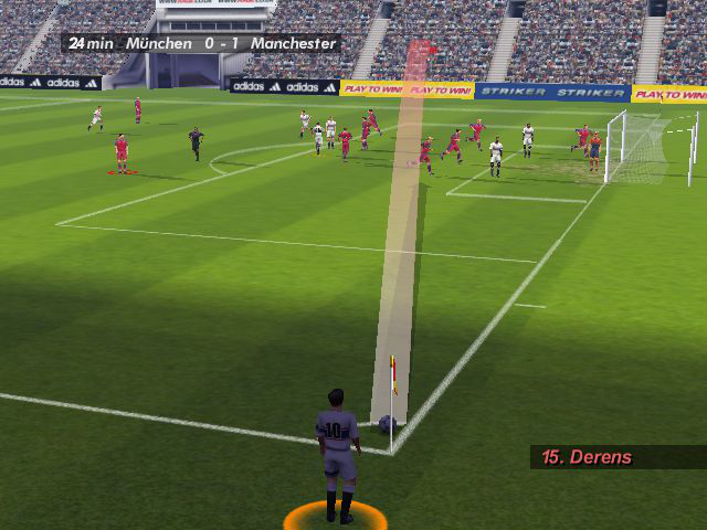 UEFA Striker Screenshot 1